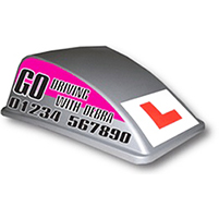 Silver Aero Roof Sign